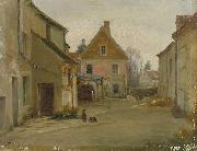 Pierre-edouard Frere Village street oil on canvas